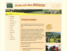 Tablet Screenshot of grieshof.de